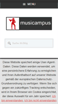 Mobile Screenshot of musicampus.de