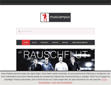 Tablet Screenshot of musicampus.de